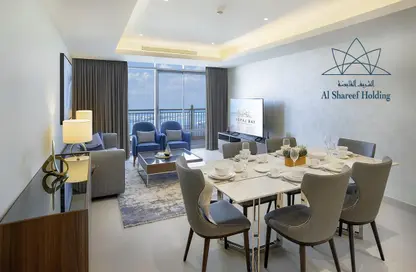 Apartment - 2 Bedrooms - 3 Bathrooms for rent in Abraj Bay - Abraj Quartiers - The Pearl Island - Doha