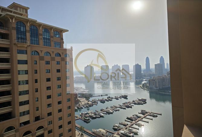 Apartment - 1 Bedroom - 2 Bathrooms for rent in West Porto Drive - Porto Arabia - The Pearl Island - Doha