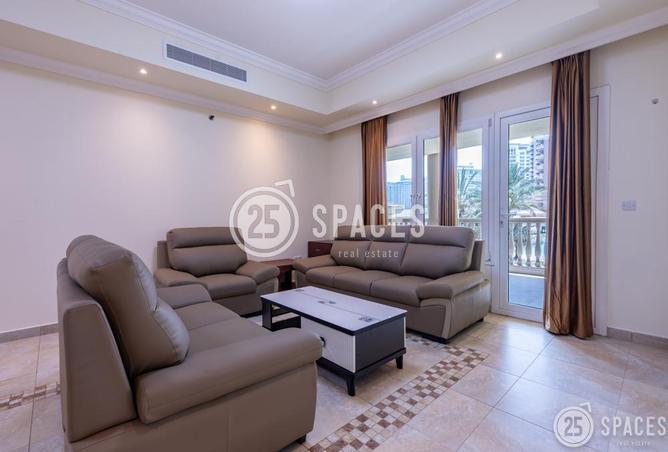 Apartment - 1 Bedroom - 2 Bathrooms for rent in West Porto Drive - Porto Arabia - The Pearl Island - Doha