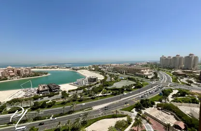 Apartment - 1 Bathroom for sale in Tower 18 - Porto Arabia - The Pearl Island - Doha