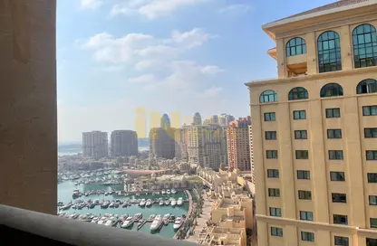 Apartment - 2 Bedrooms - 3 Bathrooms for rent in Sabban Towers - Porto Arabia - The Pearl Island - Doha