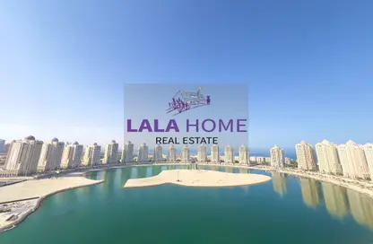 Penthouse - 3 Bedrooms - 5 Bathrooms for rent in Viva West - Viva Bahriyah - The Pearl Island - Doha