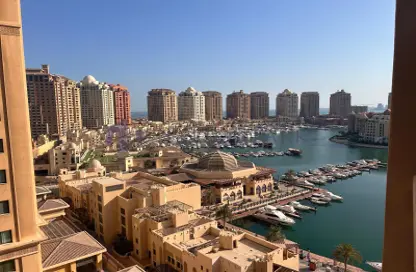 Apartment - 2 Bedrooms - 3 Bathrooms for rent in West Porto Drive - Porto Arabia - The Pearl Island - Doha