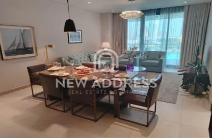 Apartment - 3 Bedrooms - 5 Bathrooms for rent in Burj DAMAC Marina - Marina District - Lusail