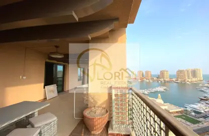 Apartment - 4 Bedrooms - 5 Bathrooms for rent in East Porto Drive - Porto Arabia - The Pearl Island - Doha