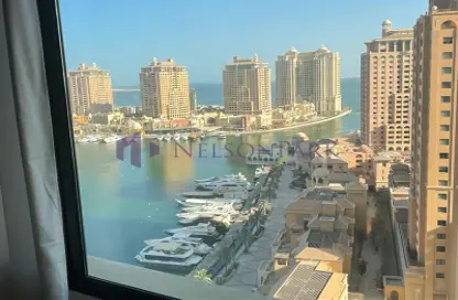 Apartment - 1 Bedroom - 2 Bathrooms for sale in Tower 5 - Porto Arabia - The Pearl Island - Doha