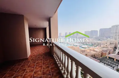 Apartment - 1 Bedroom - 2 Bathrooms for rent in East Porto Drive - Porto Arabia - The Pearl Island - Doha