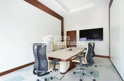 Office Space - Studio - 1 Bathroom for rent in Lusail Residence - Marina District - Lusail