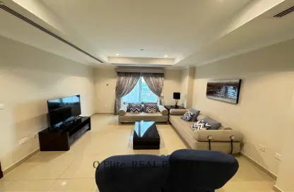 Apartment - 1 Bedroom - 2 Bathrooms for rent in Tower 15 - Porto Arabia - The Pearl Island - Doha