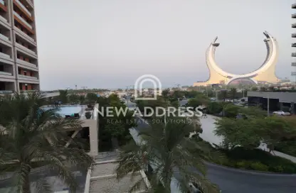 Apartment - 2 Bedrooms - 4 Bathrooms for rent in Marina Tower 02 - Marina District - Lusail