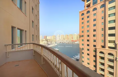 Apartment - 2 Bedrooms - 3 Bathrooms for sale in East Porto Drive - Porto Arabia - The Pearl Island - Doha