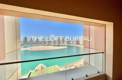 Apartment - 3 Bedrooms - 4 Bathrooms for rent in Al Mutahidah Tower - Viva Bahriyah - The Pearl Island - Doha