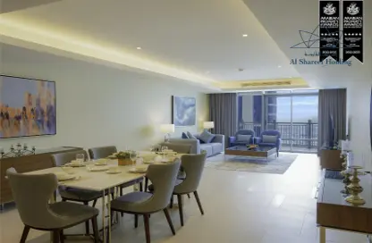 Apartment - 2 Bedrooms - 3 Bathrooms for rent in Abraj Bay - Abraj Quartiers - The Pearl Island - Doha