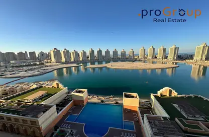 Apartment - 1 Bathroom for rent in Viva West - Viva Bahriyah - The Pearl Island - Doha