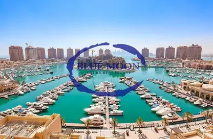 Apartment - 2 Bedrooms - 3 Bathrooms for rent in West Porto Drive - Porto Arabia - The Pearl Island - Doha