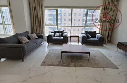 Apartment - 3 Bedrooms - 4 Bathrooms for rent in Pearl Tower - Diplomatic Street - West Bay - Doha