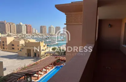 Apartment - 1 Bedroom - 2 Bathrooms for rent in Tuscan Tower - Porto Arabia - The Pearl Island - Doha