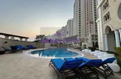 Apartment - 1 Bedroom - 2 Bathrooms for rent in Viva West - Viva Bahriyah - The Pearl Island - Doha