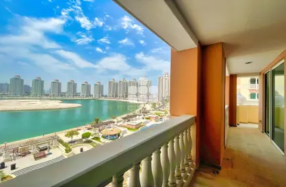 Apartment - 1 Bedroom - 2 Bathrooms for rent in Tower 22 - Viva Bahriyah - The Pearl Island - Doha