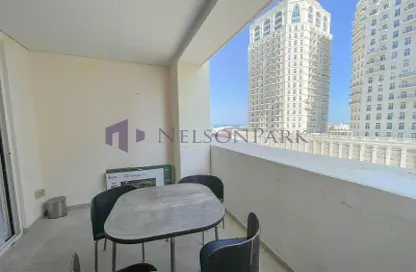 Apartment - 1 Bathroom for rent in Viva West - Viva Bahriyah - The Pearl Island - Doha