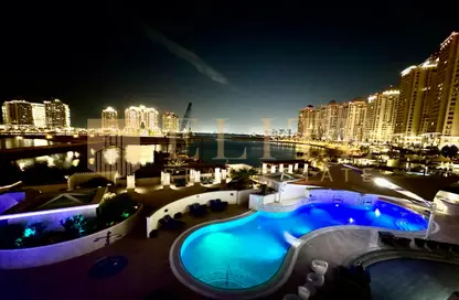 Apartment - 1 Bedroom - 1 Bathroom for rent in Viva West - Viva Bahriyah - The Pearl Island - Doha