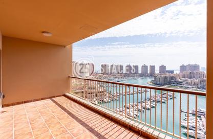 Apartment - 2 Bedrooms - 3 Bathrooms for sale in East Porto Drive - Porto Arabia - The Pearl Island - Doha