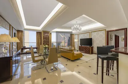 Apartment - 2 Bedrooms - 3 Bathrooms for rent in Dusit Hotel  and  Suites Doha - Diplomatic Street - West Bay - Doha