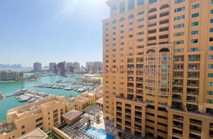 Apartment - 1 Bedroom - 2 Bathrooms for sale in East Porto Drive - Porto Arabia - The Pearl Island - Doha