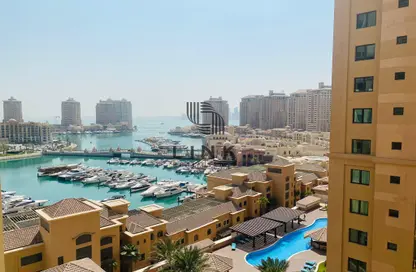 Apartment - 2 Bedrooms - 3 Bathrooms for sale in Tower 10 - Porto Arabia - The Pearl Island - Doha