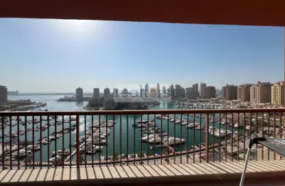 Apartment - 2 Bedrooms - 3 Bathrooms for rent in West Porto Drive - Porto Arabia - The Pearl Island - Doha