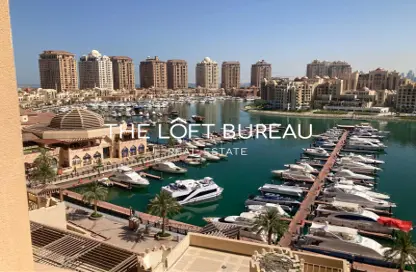 Apartment - 1 Bathroom for rent in Tower 14 - Porto Arabia - The Pearl Island - Doha