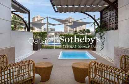 Townhouse - 1 Bedroom - 1 Bathroom for rent in Marsa Arabia - The Pearl Island - Doha