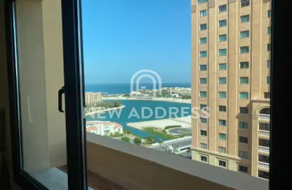 Apartment - 1 Bedroom - 2 Bathrooms for rent in Tuscan Tower - Porto Arabia - The Pearl Island - Doha