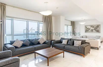 Apartment - 4 Bedrooms - 6 Bathrooms for rent in West Bay Tower - West Bay - West Bay - Doha