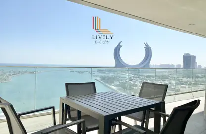 Apartment - 2 Bedrooms - 3 Bathrooms for rent in Marina Residences 195 - Marina District - Lusail