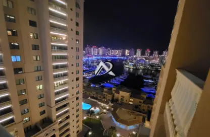 Apartment - 3 Bedrooms - 4 Bathrooms for sale in Tower 8 - Porto Arabia - The Pearl Island - Doha