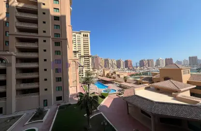 Apartment - 2 Bedrooms - 3 Bathrooms for sale in East Porto Drive - Porto Arabia - The Pearl Island - Doha