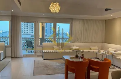 Apartment - 1 Bedroom - 2 Bathrooms for sale in Tower 10 - Porto Arabia - The Pearl Island - Doha