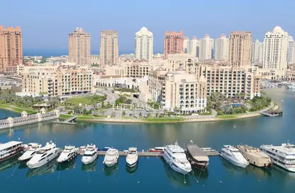 Apartment - 1 Bedroom - 2 Bathrooms for rent in East Porto Drive - Porto Arabia - The Pearl Island - Doha