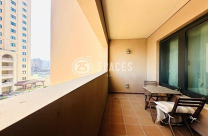 Apartment - 1 Bathroom for rent in East Porto Drive - Porto Arabia - The Pearl Island - Doha