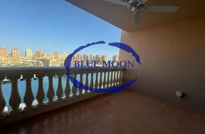 Apartment - 2 Bedrooms - 3 Bathrooms for rent in Tuscan Tower - Porto Arabia - The Pearl Island - Doha