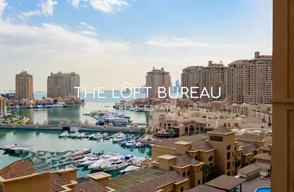 Apartment - 2 Bedrooms - 3 Bathrooms for sale in West Porto Drive - Porto Arabia - The Pearl Island - Doha