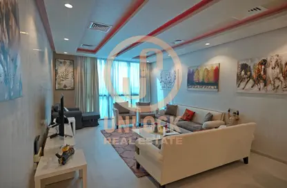 Apartment - 2 Bedrooms - 4 Bathrooms for rent in Al Barjeel Tower - West Bay - West Bay - Doha