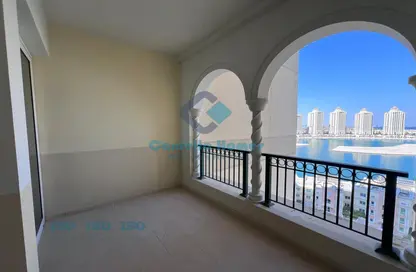 Apartment - 3 Bedrooms - 3 Bathrooms for rent in Tower 29 - Viva Bahriyah - The Pearl Island - Doha