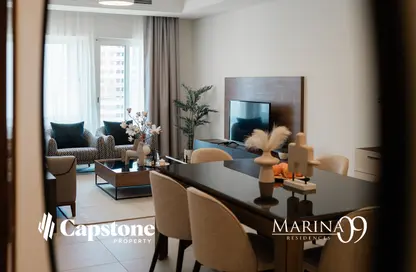 Apartment - 2 Bedrooms - 3 Bathrooms for sale in Marina Residences 195 - Marina District - Lusail