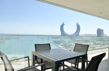 Apartment - 2 Bedrooms - 3 Bathrooms for rent in Jawharat Lusail - Marina District - Lusail