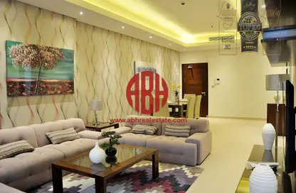 Apartment - 2 Bedrooms - 3 Bathrooms for rent in Al Sadd Tourist Apartments - Al Sadd - Doha