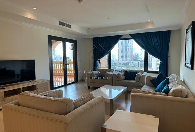 Apartment - 1 Bedroom - 2 Bathrooms for rent in East Porto Drive - Porto Arabia - The Pearl Island - Doha