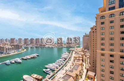 Apartment - 1 Bedroom - 2 Bathrooms for sale in West Porto Drive - Porto Arabia - The Pearl Island - Doha