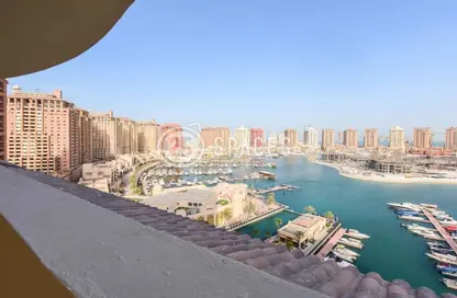 Apartment - 3 Bedrooms - 5 Bathrooms for rent in West Porto Drive - Porto Arabia - The Pearl Island - Doha